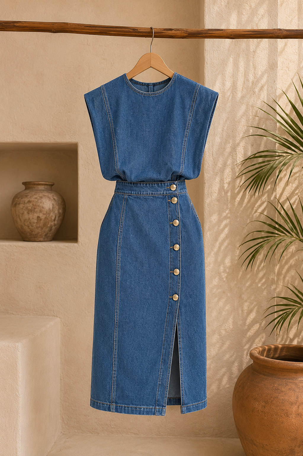 The Riviera Denim Set
