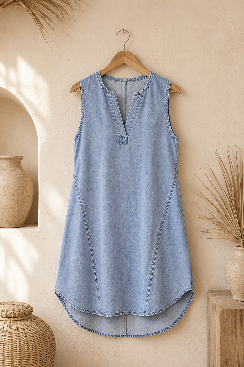 The Sun-kissed Denim Dress