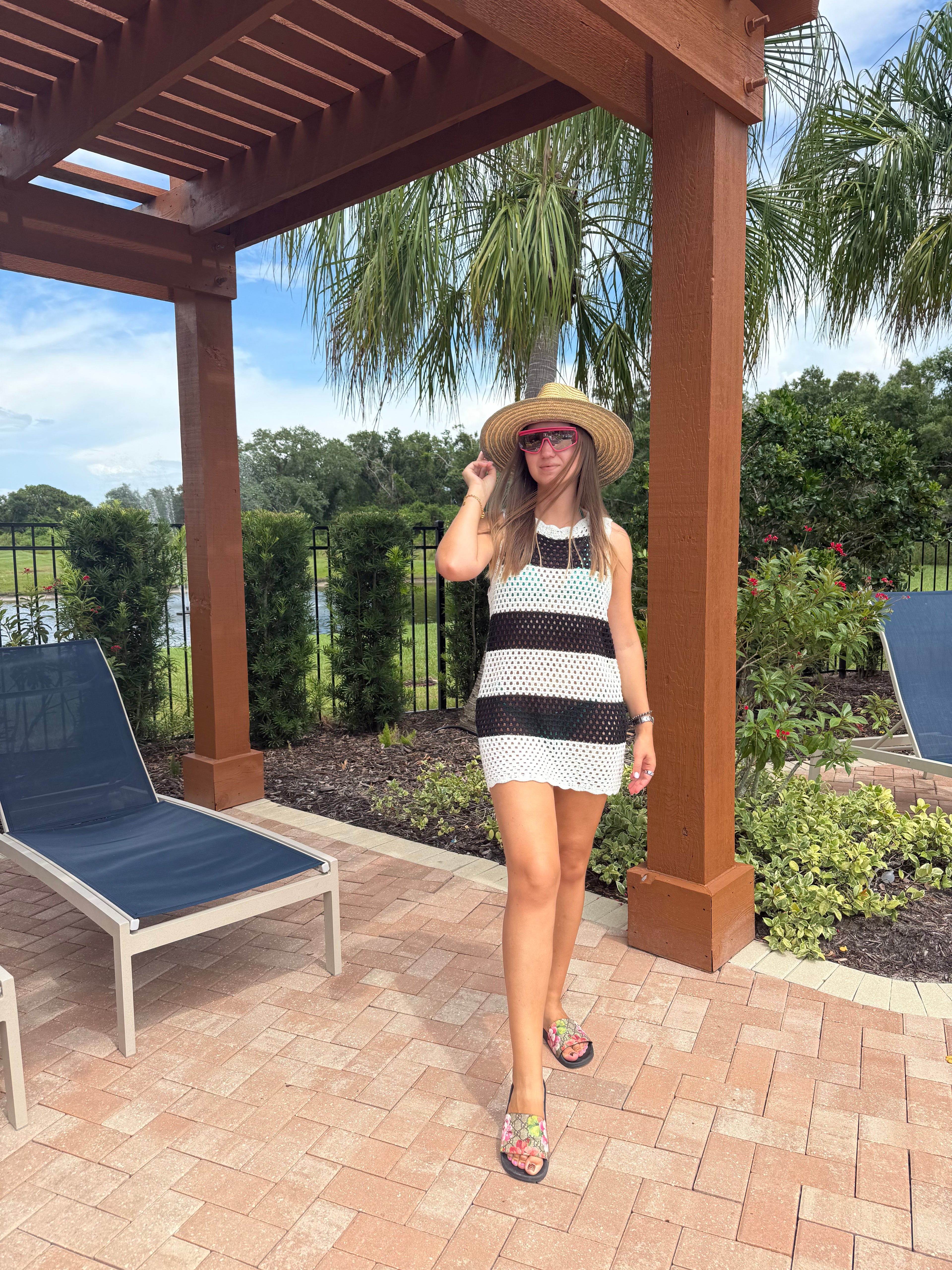 The Santorini Crochet Cover Up