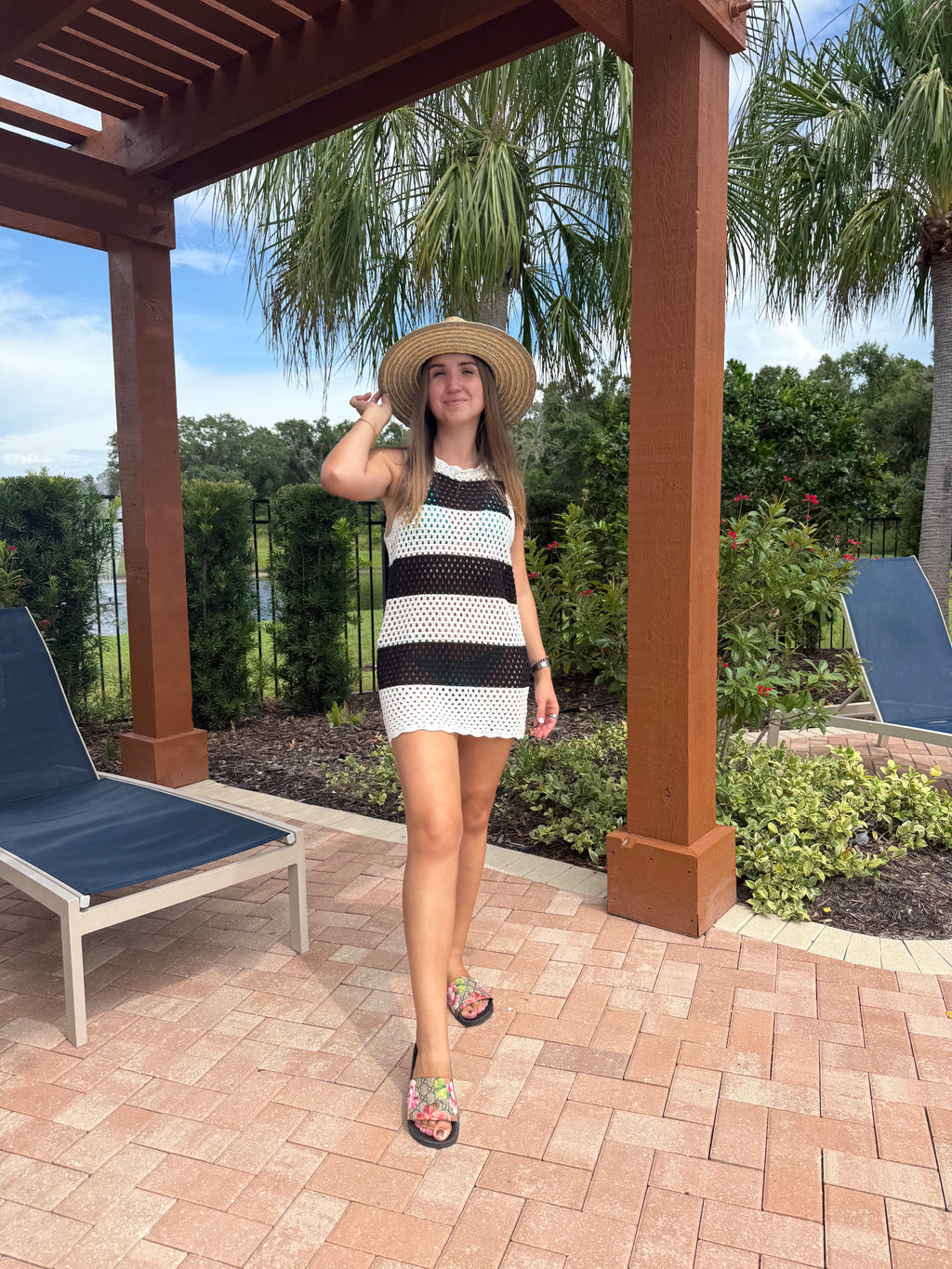 The Santorini Crochet Cover Up