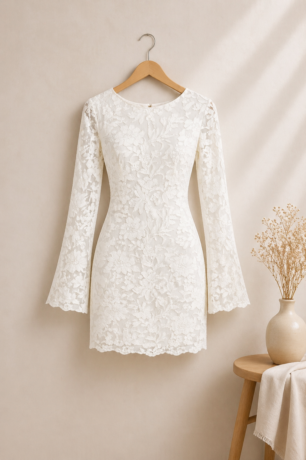 The Lace Petal Dress