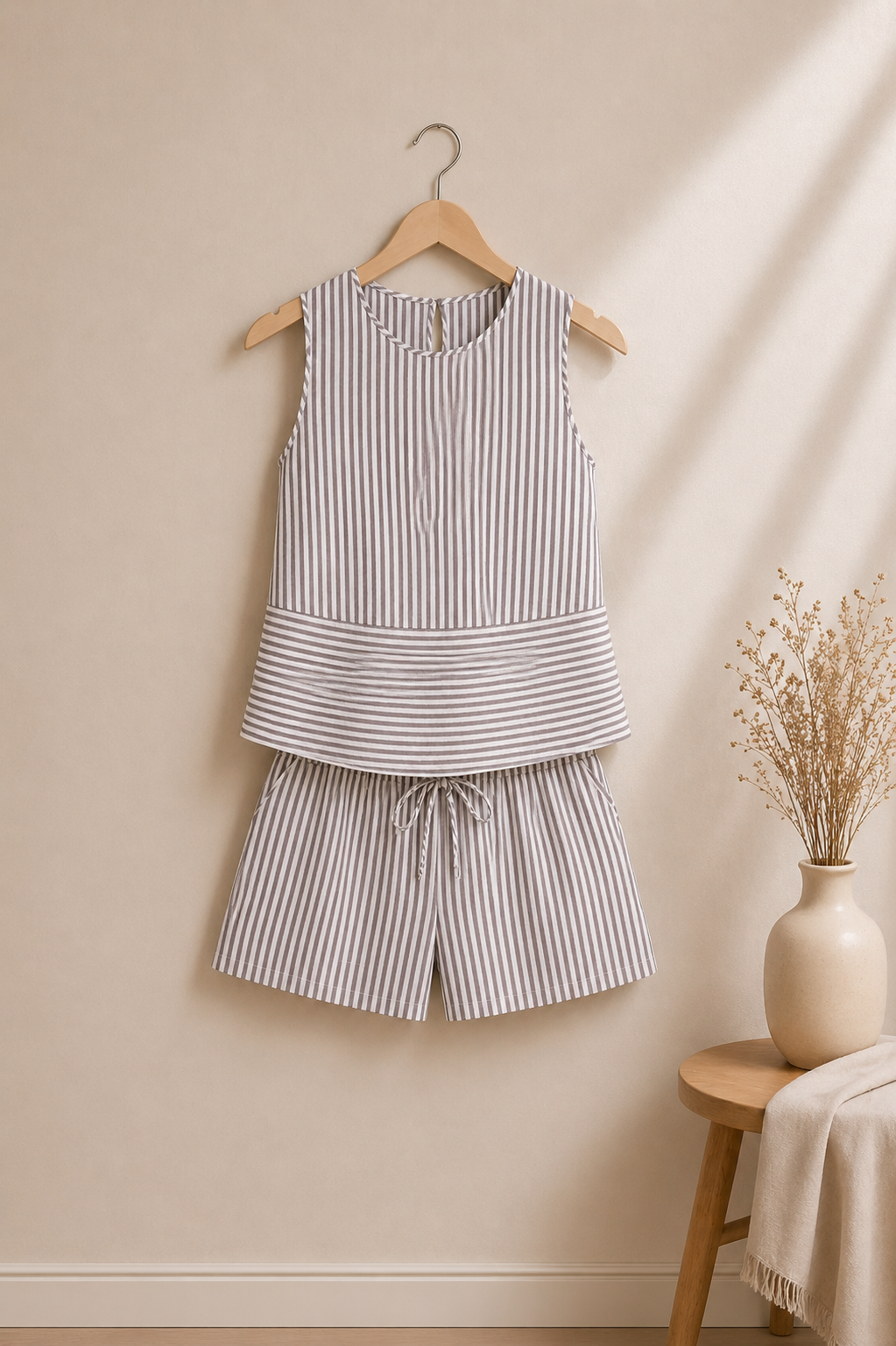 The Capri Stripe Set