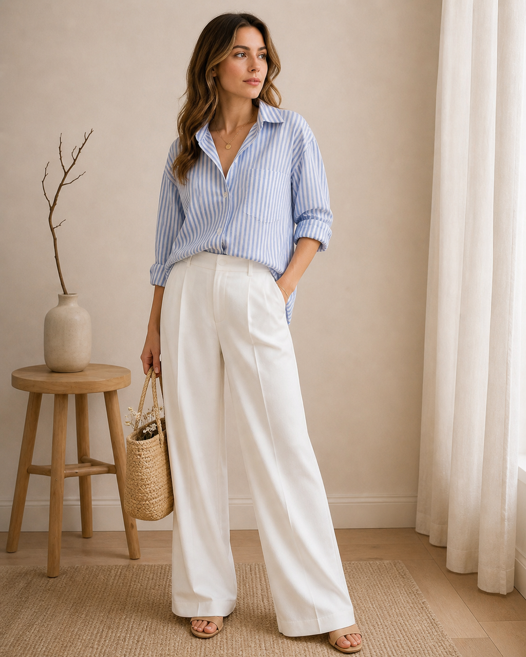 The Elan Wide Leg Trouser
