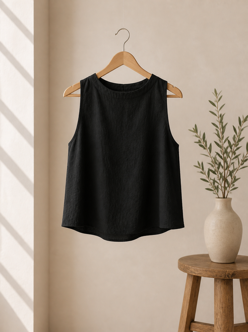 The Amalfi Linen Tank